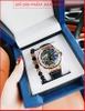 dong-ho-nam-hanboro-automatic-mat-tron-lo-co-rose-gold-day-da-timesstore-vn