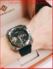 dong-ho-nam-hanboro-automatic-mat-vuong-den-day-sillicone-timesstore-vn