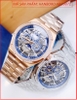 dong-ho-nam-hanboro-automatic-mat-xanh-lo-may-day-kim-loai-timesstore-vn