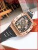 dong-ho-nam-hanboro-mat-oval-automatic-rose-gold-day-cao-su-chinh-hang-dep-gia-re-timesstore-vn