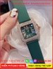 dong-ho-nu-davena-mat-vuong-xanh-dinh-da-swarovski-rose-gold-day-silicon-xanh-la-dep-cao-cap-timesstore-vn