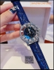 set-dong-ho-nu-davena-swarovski-day-da-xanh-dương-bong-tai-thien-nga-dep-gia-re-timesstore-vn