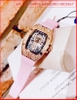 dong-ho-nu-hanboro-mat-oval-hoa-tiet-canh-tien-dinh-da-swarovski-rose-gold-day-silicone-hong-chinh-hang-dep-gia-re-timesstore-vn