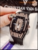 dong-ho-nu-hanboro-phien-ban-richard-mille-23-ty-mat-oval-swarovski-rose-gold-day-silicone-trang-hotgirl-dep-gia-re-timesstore