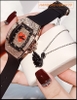dong-ho-nu-hanboro-mat-oval-swarovski-rose-gold-trai-tim-do-day-silicone-den-hotgirl-dep-gia-re-timesstore