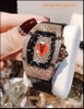 dong-ho-nu-hanboro-mat-oval-swarovski-rose-gold-trai-tim-do-day-silicone-den-hotgirl-dep-gia-re-timesstore