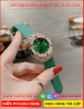 dong-ho-nu-hublot-f1-mat-tron-dinh-da-rose-gold-day-silicone-xanh-la-timesstore-vn