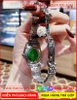 dong-ho-nu-rolex-mat-xanh-dinh-da-day-kim-loai-timesstore-vn
