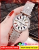 Đồng hồ Nữ Royal Crown Jewelry Đính Full Đá Swarovski Silver (36mm)