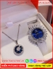 dong-ho-nu-royal-crown-mat-tron-xanh-dinh-da-pha-le-day-da-trang-thoi-trang-dep-gia-re-timesstore-vn