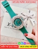 dong-ho-nu-xcer-tua-hublot-dinh-da-swarovski-day-silicone-xanh-timesstore-vn