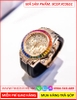 dong-ho-nu-xcer-tua-rolex-dinh-da-nhieu-mau-rose-gold-day-silicone-timesstore-vn