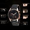 ⌚️Đồng Hồ Nam Emporio Armani Rose Gold Dây Silicone Đen AR5905