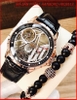 set-dong-ho-nam-hanboro-automatic-mat-tron-vien-rose-lo-may-day-da-den-chinh-hang-dep-gia-re-timesstore-vn