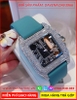 set-dong-ho-nu-davena-mat-vuong-dinh-full-da-swarovski-day-silicone-xanh-dep-gia-re-timesstore-vn