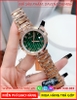 set-dong-ho-nu-davena-mat-xanh-la-day-kim-loai-rose-gold-timesstore-vn