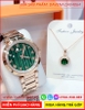 set-dong-ho-nu-davena-mat-xanh-la-day-kim-loai-rose-gold-timesstore-vn