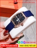 set-dong-ho-nu-davena-mat-xanh-oval-dinh-da-swarovski-rose-gold-day-silicon-xanh-duong-gia-re-timesstore-vn