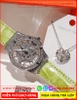 set-dong-ho-nu-davena-ngoi-sao-5-canh-mat-xoay-dinh-da-swarovski-silver-day-da-xanh-la-dep-gia-re-timesstore-vn