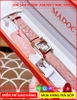 set-dong-ho-nu-madocy-mat-vuong-chia-4-goc-tua-hermes-dinh-da-rose-gold-day-da-hong-thoi-trang-dep-timesstore-vn