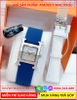 set-dong-ho-nu-madocy-mat-vuong-tua-hermes-dinh-da-day-cao-su-xanh-duong-timesstore-vn