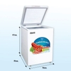 Tủ đông mini 1 ngăn 100 lít