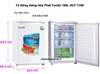Tủ đông đứng Funiki Hòa Phát HCF 116S 100 lít 4 ngăn