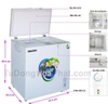 Tủ đông mini Hòa Phát 162l 1 ngăn đông chính hãng 