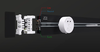 Phụ kiện thanh ray lắp điện nổi socket-outlets 600-800-1000-1200mm màu đen