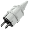 phích cắm Mennekes Schuko loại không kín nước 1 Pha - 16A - 2+E - IP 44 - Mã 10749