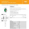 Thông số thiết bị chống sét 1 pha OBO MCD50-B-OS