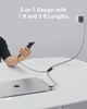 CÁP SẠC NHANH ANKER 2 IN 1 USB-C TO USB-C 140W 1.2M A8895
