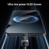 Cáp Sạc Nhanh Cuktech No.6 OLED USB-C To USB-C 6A 240W Hít Từ Tính – CMC615P