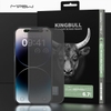 Miếng dán cường lực MIPOW KINGBULL CHỐNG VÂN TAY HD ANTI GLARE PROTECTOR cho iPhone 15 | 15 Plus | 15 Pro | 15 Pro Max  (FULL VIỀN ĐEN)