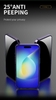 Miếng dán cường lực MIPOW KINGBULL HD CHỐNG NHÌN TRỘM ANTI SPY PROTECTOR cho iPhone 15 | 15 Plus | 15 Pro | 15 Pro Max  (FULL VIỀN ĐEN)