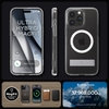 Ốp Lưng Iphone 15 PRO MAX SPIGEN Ultra Hybrid S Magfit Crystal Clear