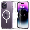 Ốp lưng iPhone 14 Pro Max Spigen Crystal Hybrid Magfit White