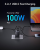 SẠC NHANH 3 CỔNG ANKER IQ4 GaNPRIME 100W - A2343