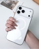 Ốp Lưng Magsafe Mipow Kingbull Button control Tempered Glass Transparent iPhone 17 Pro Max MGB17D