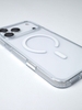 Ốp Lưng Magsafe Mipow Kingbull Button control Tempered Glass Transparent iPhone 17 Pro Max MGB17D