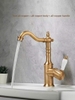 VÒI LAVABO ĐỒNG CỔ ĐIỂN CA6203