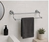 THANH VẮT KHĂN ĐÔI  ĐÍNH PHA LÊ -16002 CLEANMAX