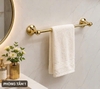 THANH VẮT KHĂN ĐƠN MẠ VÀNG 88001 CLEANMAX