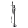 VÒI + SEN BỒN ĐẶT SÀN MÀU ĐEN - 2609H CLEANMAX