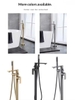 VÒI + SEN BỒN ĐẶT SÀN MÀU ĐEN - 2609H CLEANMAX