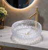 CHẬU THỦY TINH PHA LÊ TRONG SUỐT - CPL2068