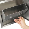 TỦ ĐỰNG GIẤY VỆ SINH CÔNG CỘNG ÂM TƯỜNG KÈM THÙNG RÁC 34555