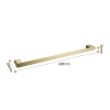 Thanh vắt khăn đơn mạ vàng - 64001V CLEANMAX