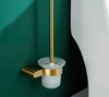 Chổi cọ vệ sinh mạ màu vàng - 64007V