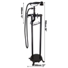 Vòi xả bồn đặt sàn kết hợp sen tắm, đồng cổ - 926DC CLEANMAX